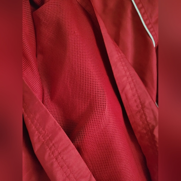 Knights Apparel Men's Red Oklahoma University Windbreaker Pullover Size XL - Picture 5 of 5